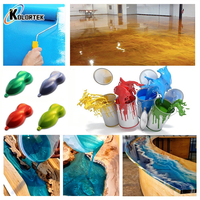 High Performance Concrete Flooring Paint Pearl Pigments